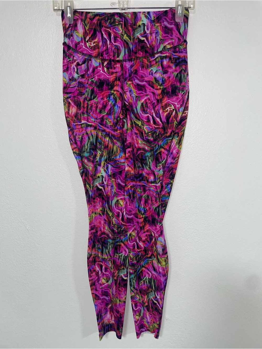 lululemon athletica  Nulux Pink Multi Swirl High-Rise Leggings